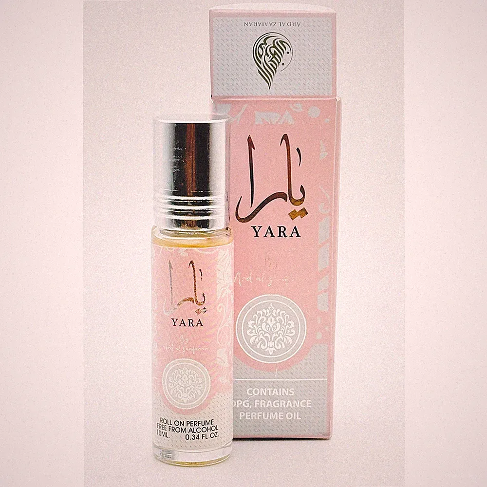 Ard Al Zaafaran Yara Perfume Oil Roller Roll On for Women, 0.34oz/10ml