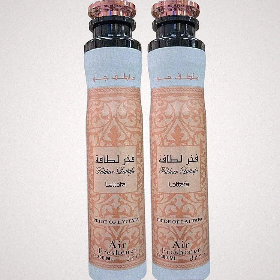 Fakhar Lattafa Rose Air Freshener 300mL Perfume Room Spray (1 or 2 Pack)