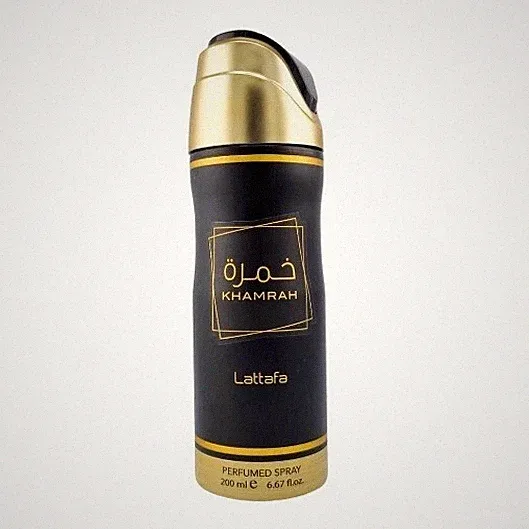 Khamrah Body Spray 200ml by Lattafa Deodorant Spray Aerosol Original Made in UAE