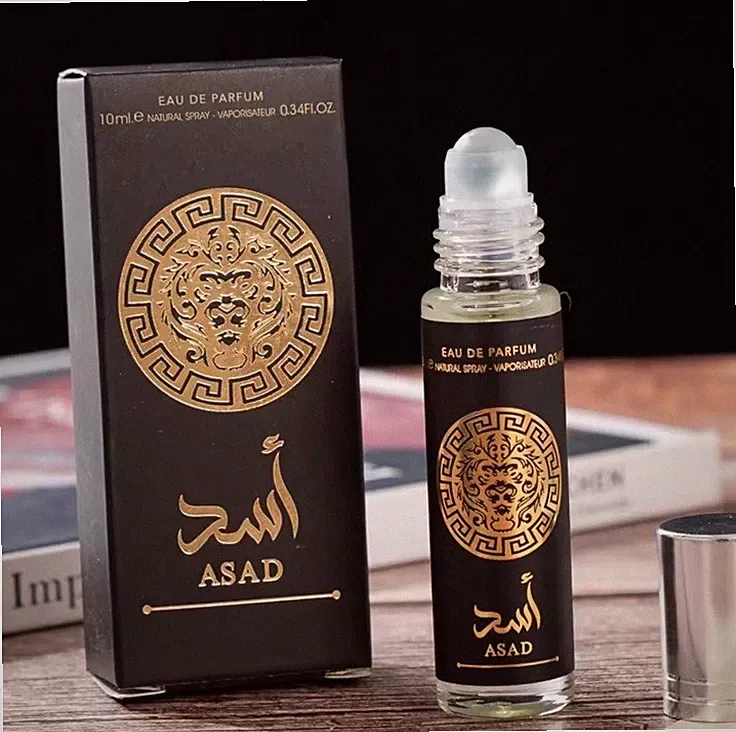 Lattafa Asad Eau de Parfum Spray 0.34 fl oz Travel Size Unisex Fragrance