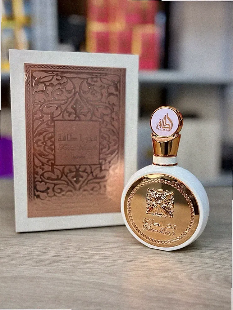 Lattafa Fakhar Lattafa Eau de Parfum Spray Unisex Fragrance White & Gold Bottle
