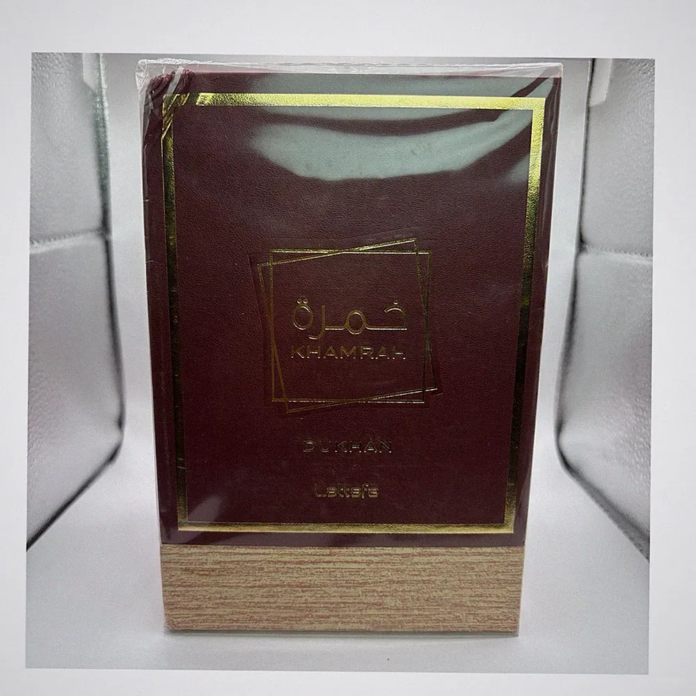 Lattafa Khamrah Dukhan Eau de Parfum Natural Spray, Cinnamon Bergamot 3.4