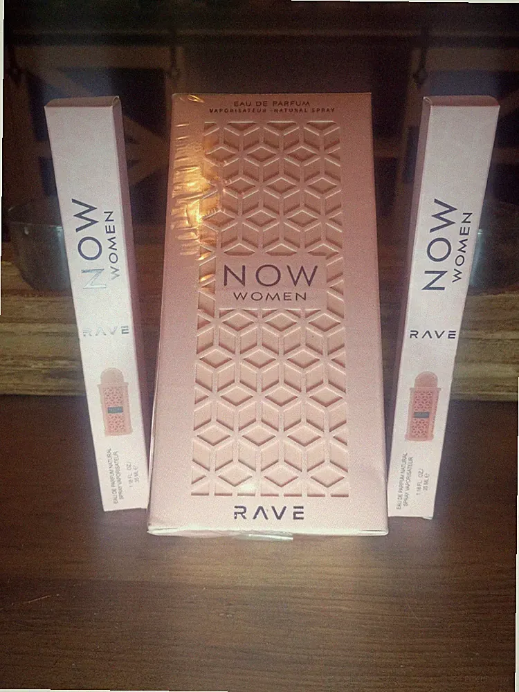Lattafa Now Rave Unisex EDP Perfume 3.4 oz 100 ML 2 35ML Travel Size New Sealed