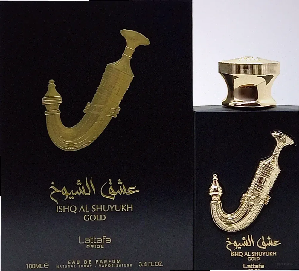 LATTAFA PRIDE ISHQ AL SHUYUKH GOLD EAU DE PARFUM SPRAY UNISEX 3.4 Oz / 100 ml