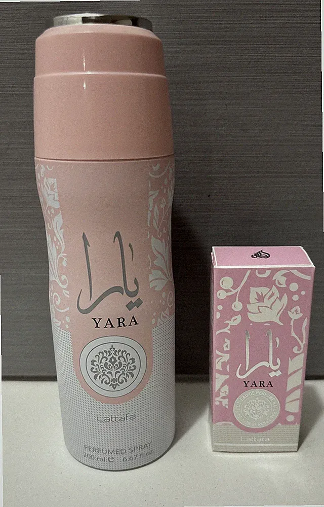 Lattafa Yara 200ml Perfumed Spray + 10ml Roll-on