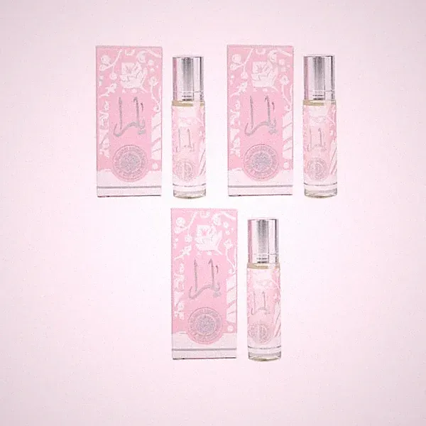 Lattafa Yara Roll On Parfum Oil 0.34 oz / 10 ml For Women (Pack of 3)
