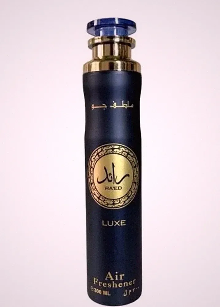 Raed Luxe Air Freshener by Lattafa 300ml Room Spray Aerosol Aromatic Scent UAE